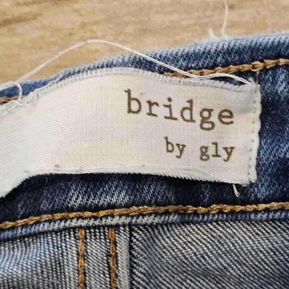 4th of July Super Flare Jeans Stars Stripes Distressed Size 26 X 31 Patriotic - Picture 7 of 11